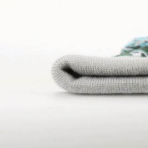 Oem Custom Unisex Acrylic High Quality Winter <b>Hat</b> Warm Ski Cap Jacquard Fisherman Pom Pom Knitted Beanie With Woven Label Logo - Product Image 6