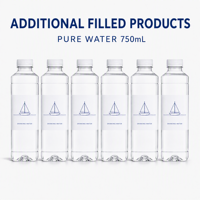 Machine industrielle entièrement automatique à grande vitesse pour le rinçage, le remplissage et le bouchage de bouteilles d'eau potable pure en PET et en verre