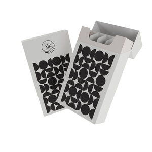 Nhà Máy Giá Sinh Thái Thân Thiện Với Giấy Biểu Tượng Tùy Chỉnh Thuốc Lá Hộp Trắng Trống 5 Gói Trước Cuộn Bao Bì Hộp - Product Image 6