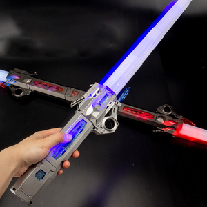 Épée <span class=keywords><strong>laser</strong></span> rétractable à sept couleurs deux-en-un, bâton lumineux étoile, épée lumineuse réglable, <span class=keywords><strong>jouet</strong></span> épée <span class=keywords><strong>laser</strong></span>, jouets pour enfants. - Product Image 1