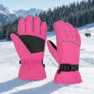 Guantes de Nieve Personalizados con Logotipo, Resistentes al Viento, Impermeables, Térmicos, con Pantalla Táctil, de Poliéster para Hombre y Mujer - Product Image 5