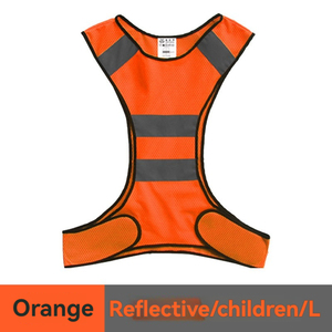 Gilet <span class=keywords><strong>di</strong></span> sicurezza riflettente da uomo e da donna per sport in bici da esterno e fibbia a sgancio rapido da corsa notturna con funzione a rete - Product Image 5