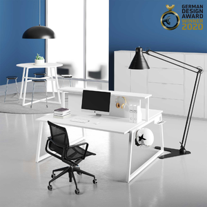 Escritorio quirúrgico de diseño italiano, alta calidad, con caja metálica de almacenamiento en madera, de estilo minimalista moderno y contemporáneo - Product Image 5