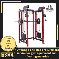 Equipo de Gimnasio Multifuncional Comercial de Tipo Avanzado, Máquina de Entrenamiento Funcional Integrada Dezhou Fitness Smith para Entrenamiento