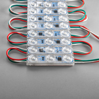 Module LED RGB programmable 2811ic/16703ic SMD 3030 1,2W 12V, module pixel, IP68 étanche, lumières de décoration