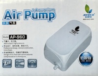 Pompe à air pour aquarium Jeneca 2,8 W 1,65 L/min, aérateur rectangulaire en plastique durable, écologique, économe en énergie, ultra-silencieux pour aquarium
