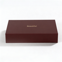 Boîte rigide en carton de luxe pour échantillon de parfum vide de 10 ml, avec logo personnalisé en relief, écologique, résistante, pour cadeau ou chocolat