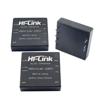 Convertidor CC-CC Aislado Hi-link URB2405LMD-40WR3 URB2412LMD-40WR3 de 40W, Convertidor DIP Regulado de Entrada Amplia 4:1, 5/9/12/15/24V