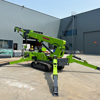 Grue araignée Tonlita 5 tonnes, hydraulique, diesel, électrique, mini-grue sur chenilles, grue à flèche, grue araignée à nacelle, modèle populaire en Europe