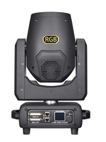 Projecteur LED RGB 10W à tête mobile ILDA 3D pleine couleur avec animation DJ et contrôle DMX512 IP33 pour soirées en boîte de nuit