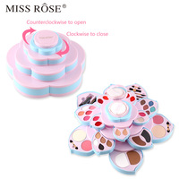 MISS ROSE — étui de maquillage pour artiste, boîte rotative, kit de maquillage multi-rôle professionnel, fard à paupières pour commode, 1 pièce