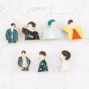 Großhandel Kpop Bangtang Jungen Dynamite Disco Soft Emaille Pin