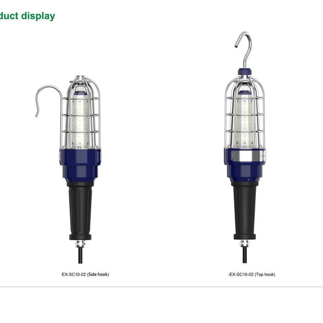 30W Explosion Proof Inspection Light  Portable Hand Lamp With Inline Transformer Coal Mine Patio Hazardous Location Lighting