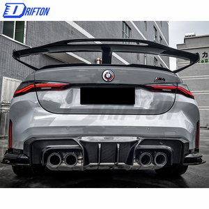 Diffuseur arrière en fibre de carbone sèche de style TAKD pour BMW G82 M4 - Product Image 2