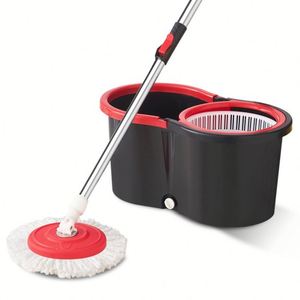 Mopa de Deshidratación Automática, Ligera, Redonda, para Uso en Seco y Húmedo, de Alta Calidad, con Manos Libres, Color Azul, con Logotipo Personalizado - Product Image 4