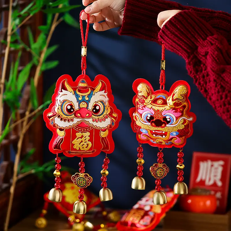 Chinese New Year Decorations 2024 Lunar New Year Dragon pendant Spring Festival Chinese Knot Hanging Ornaments supplies