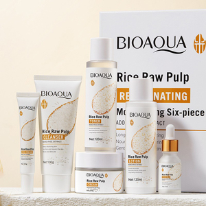 ชุดผลิตภัณฑ์ดูแลผิวข้าวกล้องขายดีของ <span class=keywords><strong>BIOAQUA</strong></span> เจลขัดผิวให้ความชุ่มชื้น สบู่ทำมือ ครีมบำรุงผิวหน้า ชุดไวท์เทนนิ่ง - Product Image 2