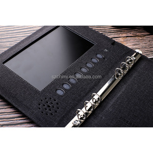 Notebook formato A5-power bank grande funzione notebook power bank smart notebook con schermo video 7'' - Product Image 2