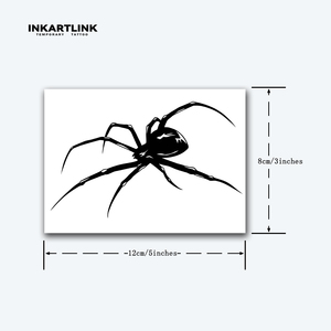 Tatuaje Semipermanente de 15 Días al por Mayor, Tatuaje Temporal de Arte Corporal con <span class=keywords><strong>Tinta</strong></span> Herbal de Araña Viuda <span class=keywords><strong>Negra</strong></span> Realista - Product Image 4
