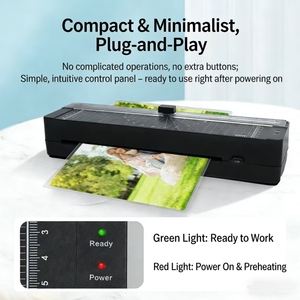 Laminateur thermique multifonctionnel A3 QH399 avec coupe-papier, laminateur de bureau 3 en 1 <span class=keywords><strong>pour</strong></span> enseignants, étudiants et familles - Product Image 5