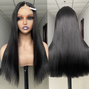 باروكات أمامية شفافة عالية الدقة بالجملة، شعر برازيلي طويل وناعم، خط شعر طبيعي 2×6، خصلات مضيئة، شعر ريمي للنساء ذوات البشرة السمراء - Product Image 2