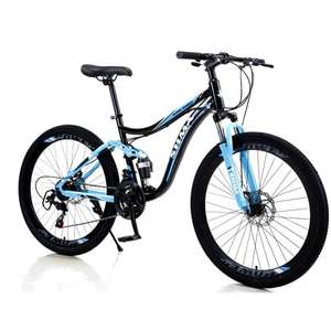 Bicicleta de Montaña para Descenso Completo de Acero al Carbono, Rines <span class=keywords><strong>26</strong></span>, 27.5 y 29 Pulgadas, Cuadro de 21 Cambios - Product Image 1