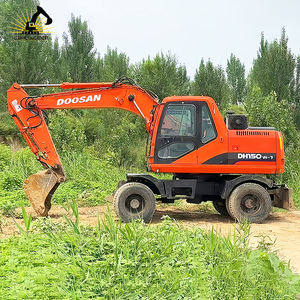 ระบบควบคุมไฮดรอลิกขั้นสูง Doosan DH150W รถขุดมือสองเพื่อการอนุรักษ์สิ่งแวดล้อม - Product Image 1