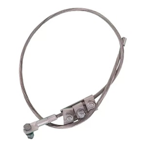 Pince de mise à la terre en aluminium spéciale à fibre optique OPGW 70-1500mm ligne de mise à la terre à trois points avec fil tressé - Product Image 4