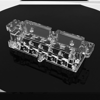 Pièces en plastique acrylique transparent, usinage CNC acrylique personnalisé, service de prototypage rapide