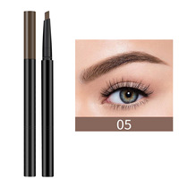 Crayon à sourcils crémeux longue tenue de haute qualité et pochoir pour le contour du visage