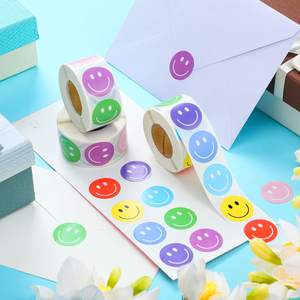 Etiquetas Adhesivas Personalizadas al por Mayor, Impresas a Color con Dibujos Animados, Ideales para Libros <span class=keywords><strong>de</strong></span> Colorear Infantiles y Cajas <span class=keywords><strong>de</strong></span> Regalo, Etiquetas Escribibles - Product Image 2