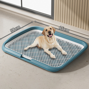 Extra-Large Dog Toilet with Column - High-Rim Splash-Proof Pee Pad Tray for All Dogs Wholesale - Product Image 6