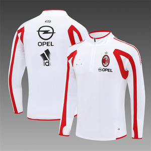 Herbst-Winter Langarm-Trainingsanzug mit Halbem Reißverschluss aus Polyester, Unisex Retro-Fußballanzug für Grenzüberschreitenden Handel - Product Image 3