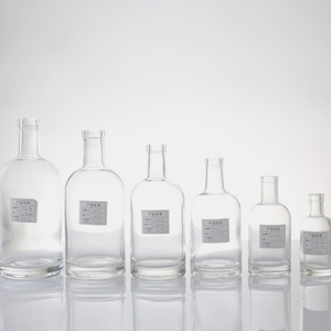 Nieuw Binnen 250Ml 500Ml 700Ml Frosted Heldere Glazen Drankflessen Rond Transparant Met Verzegelde Stop - Product Image 4