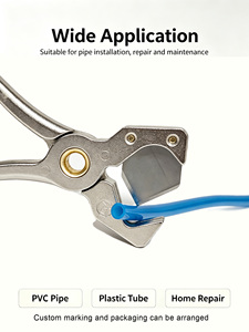 Coupe-tuyau pneumatique robuste, pinces portables pour la coupe de tubes en PU, PA et nylon - Product Image 6