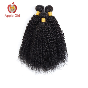 Bán Buôn Nguyên Ấn Độ Kinky Xoăn Tóc Con Người Weave Bó Remy Tóc Mở Rộng Lớp Biểu Bì Phù Hợp Trinh Nữ Tóc Apple Cô Gái - Product Image 2