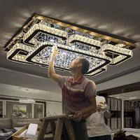 JYLIGHTING Lustre en cristal très vendu, luminaire de plafond de luxe pour mariages, villas et hôtels haut de gamme
