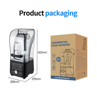 Blender commercial haute performance 2,5 L, machine à briser les murs, meilleur mixeur pour jus, smoothies, mixeur pour fruits