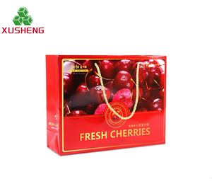 Fonte di fornitura diretta ben realizzata frutta verdura scatola regalo in cartone dettagli raffinati con rivestimento UV a laminazione opaca - Product Image 4