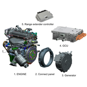 Brogen 200kw 600V 1400Nm New OEM Electrification High Torque <strong>PMSM</strong> AC <strong>Motor</strong> for <strong>EV</strong> Drive Train Hybrid Excavator Heavy Machine - Product Image 5
