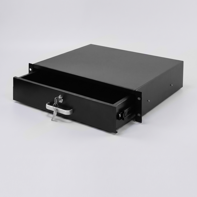 1U 2U 3U 4U Rack Mount 19 Inch Server Cabinet Sliding Storage Drawer Tool Box IP20 Protection Stock for Network Rack Accessories