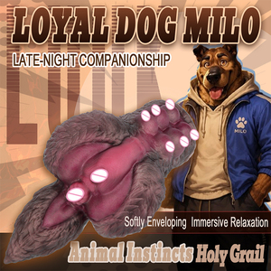 Loyal Dog Milo Head Fantasy Creature Masturbation Sleeve <b>for</b> <b>Men</b> Single Tunnel Design Furry-Inspired Adult <b>Toy</b> Dropshipping - Product Image 4