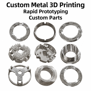 Modèles de prototypes personnalisés imprimés en 3D et usinés par CNC, prise en charge des fichiers STP/STL/X-T pour applications automobiles et médicales, commandes d'échantillons - Product Image 1