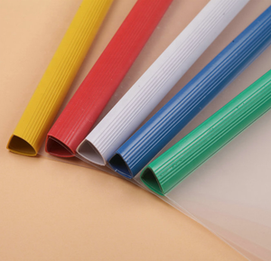 <strong>A4</strong> <strong>PP</strong> Transparent <strong>Report</strong> Book Cover Document <strong>File</strong> Folders With Colorful Sliding Bar - Product Image 4