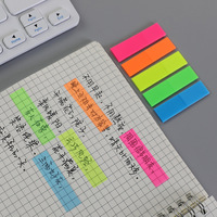 Bas prix usine quantité minimale de commande design personnalisé coloré notes autocollantes transparentes indice de film pet post auto-adhésif