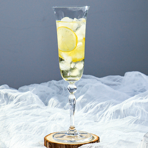 Flûte à <span class=keywords><strong>champagne</strong></span> en cristal moderne <span class=keywords><strong>et</strong></span> élégante, verre à vin pour mariage, hôtel, bar, restaurant, maison, gobelet en verre transparent de luxe - Product Image 1