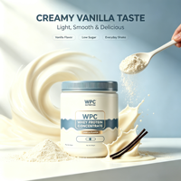 Concentré de protéines de lactosérum WPC à la vanille personnalisé |   Poudre nutritionnelle en gros 500g