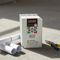 Variateur de fréquence monophasé compact 110V 220V 380V 0,4-4kW, contrôleur de moteur AC VFD