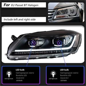 Conjunto de Faros Delanteros Modificados con LED Matrix para Versión Europea B7 (12-16), Luz Diurna LED, Señal de Giro Dinámica, Alto Lumen, Mejora de Rendimiento - Product Image 5