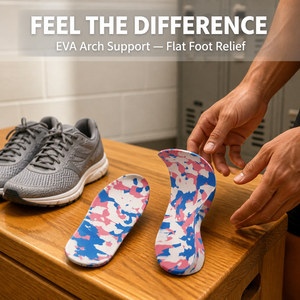 Semelles orthopédiques en EVA haute densité, non pliables, soutien de la <span class=keywords><strong>voûte</strong></span> <span class=keywords><strong>plantaire</strong></span>, correction des pieds plats, soulagement de la douleur au pied, semelles orthopédiques pour chaussures - Product Image 2